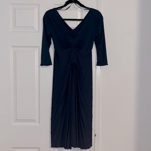 Navy Max Azria Cocktail Dress